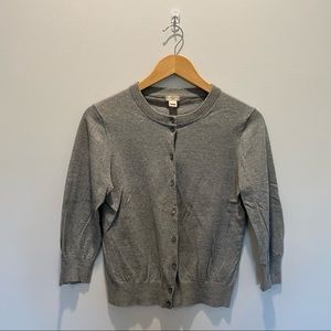 J. Crew Grey Cardigan